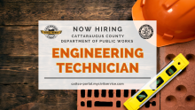 Cattaraugus County is hiring Engineering Technicians