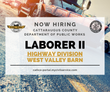 Now Hiring Laborer II for the Highway Division for West Valley Barn