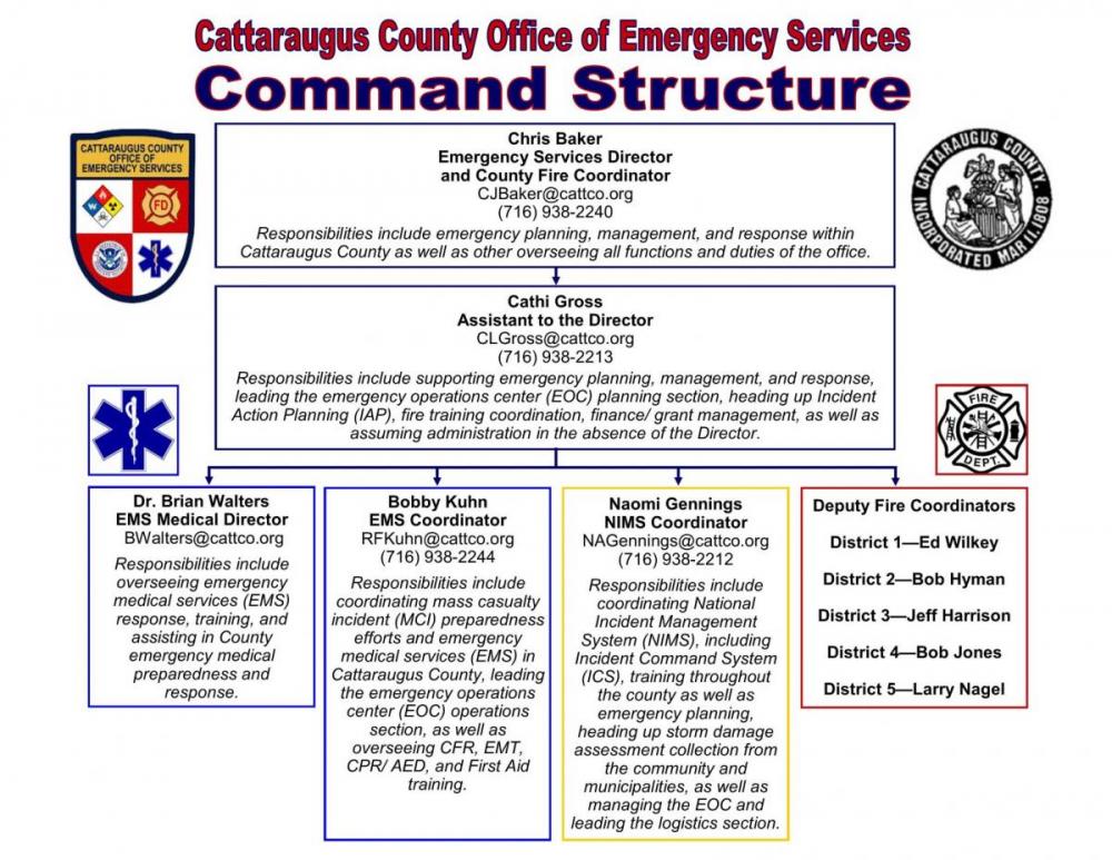 CCOES Command Structure as of September 2019